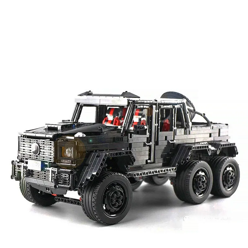 LE J901 3300 шт. серия Technic Car совместима с MOC 2425 G63AMG 6X6 LAND CRUISER набор моделей строительные