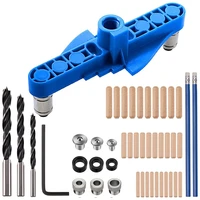 self centering drilling guide dowel jig kit wood drill center scriber vertical pocket hole woodworking 2 in 1 sleeve tools tool