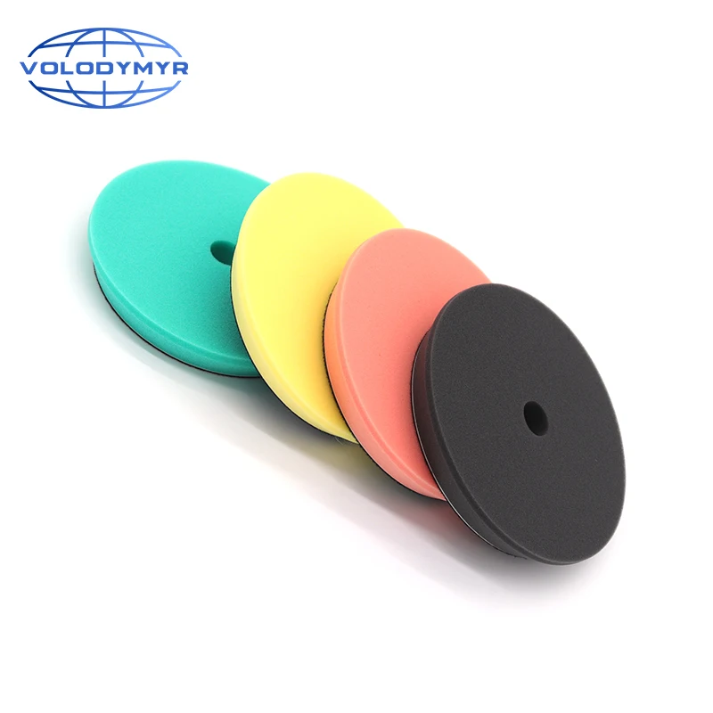 

Автомобильная полировальная подушка, 7-дюймовые полировальные колодки с 6 дюймовым крючком и петлей, губка для полировки деталей, буфер для ...