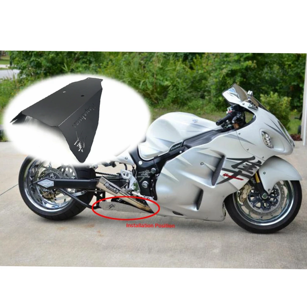 Бесплатная доставка для Suzuki GSX 1300R Hayabusa 1999 2007 нижний живот подъемник Kanji черные