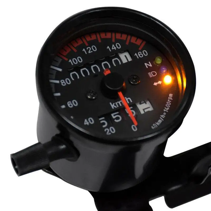 

Tachometer LED Honda Racer Speed Motorbike Odometer Speedometer Speedmeter Meter Motorcycle Odometer Cafe Tachometer For Racer M