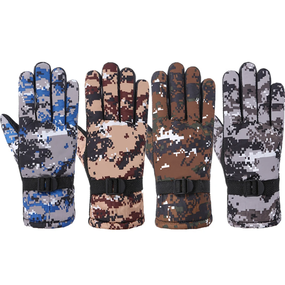 

Tactical Military Men Winter Warm Gloves Anti-Slip Waterproof Thermal Heated Gloves Outdoor Hunt Hiking Fishing Ski Snow Gloves