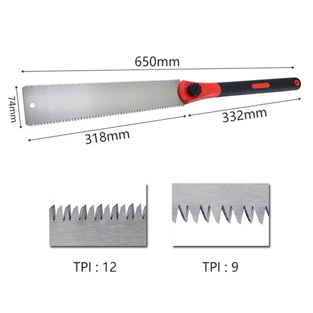 

SK5 Double Edge Saw Carpenter Woodworking Trimming Non-slip grip Tools