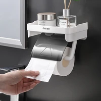 household bathroom kitchen accessories mobile phone perfume storage rack paper towel rack free punching does not hurt the wall