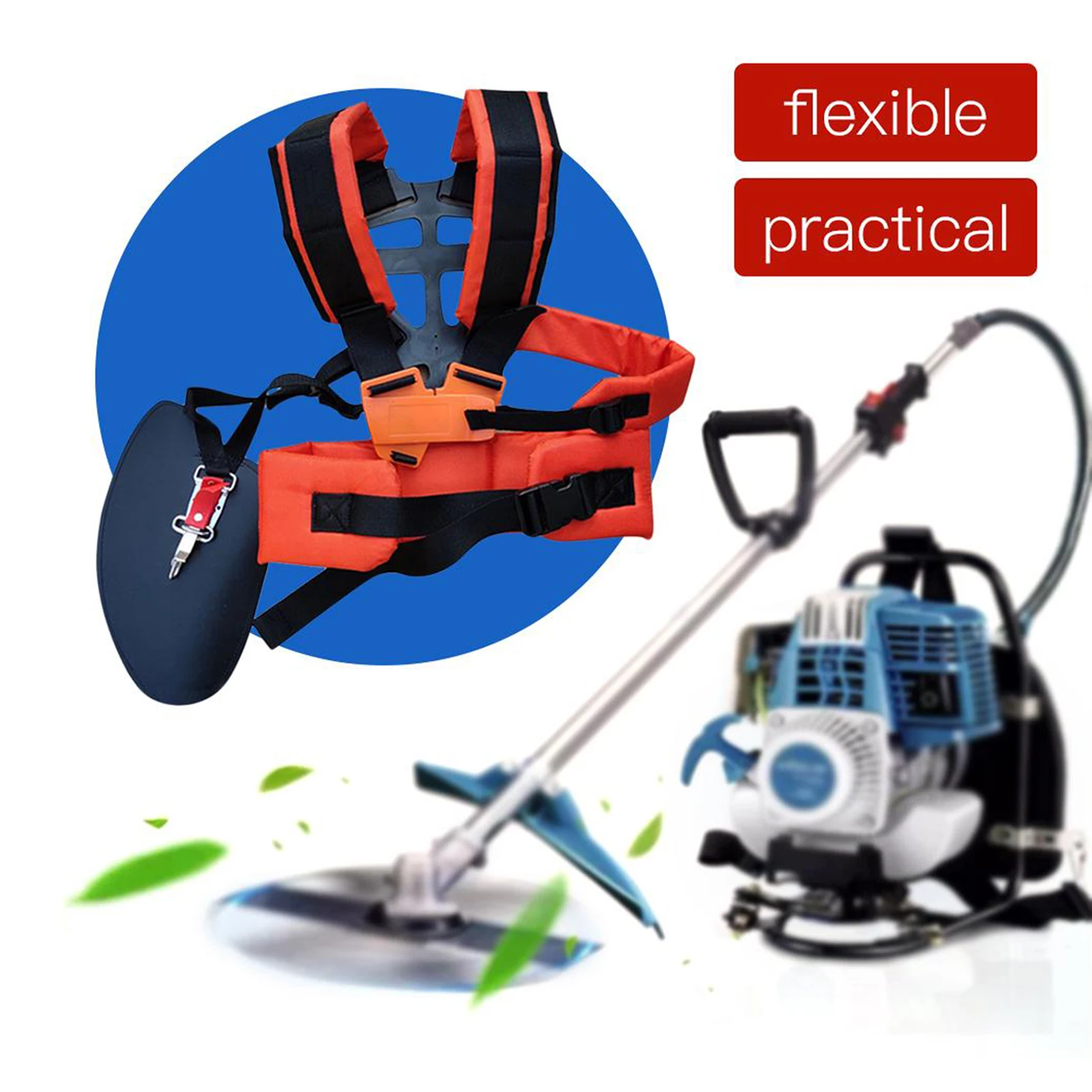 

Strimmer Shoulder Strap Padded Harness Pain Reliever Trimmers Brushcutters