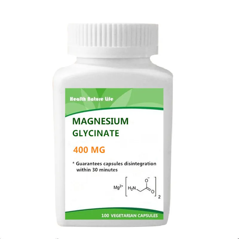 Магний глицинат хелатный 400 мг 100 капсул для веганов сон снятие - Цена: 6584.39