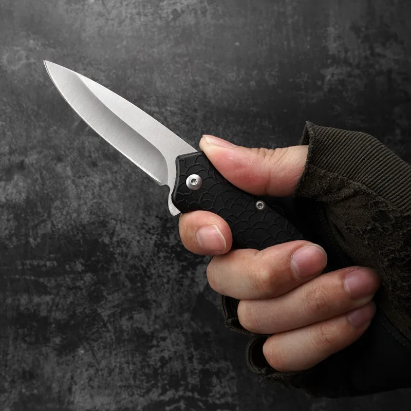 Складной нож 8Cr13Mov карманный Клинок с лезвием из АБС и нейлона ручкой