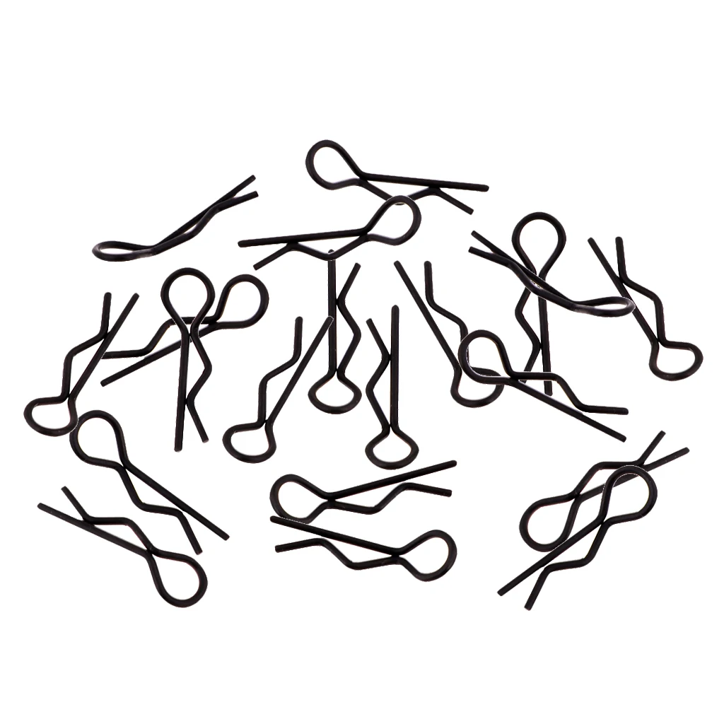 20 шт. зажимы для корпуса R Тип набор 1:10 1/12 RC автомобиль гусеничный грузовик