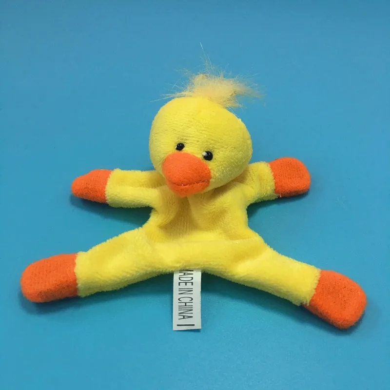 1 шт. милые Мультяшные плюшевые магниты на холодильник с изображением животных