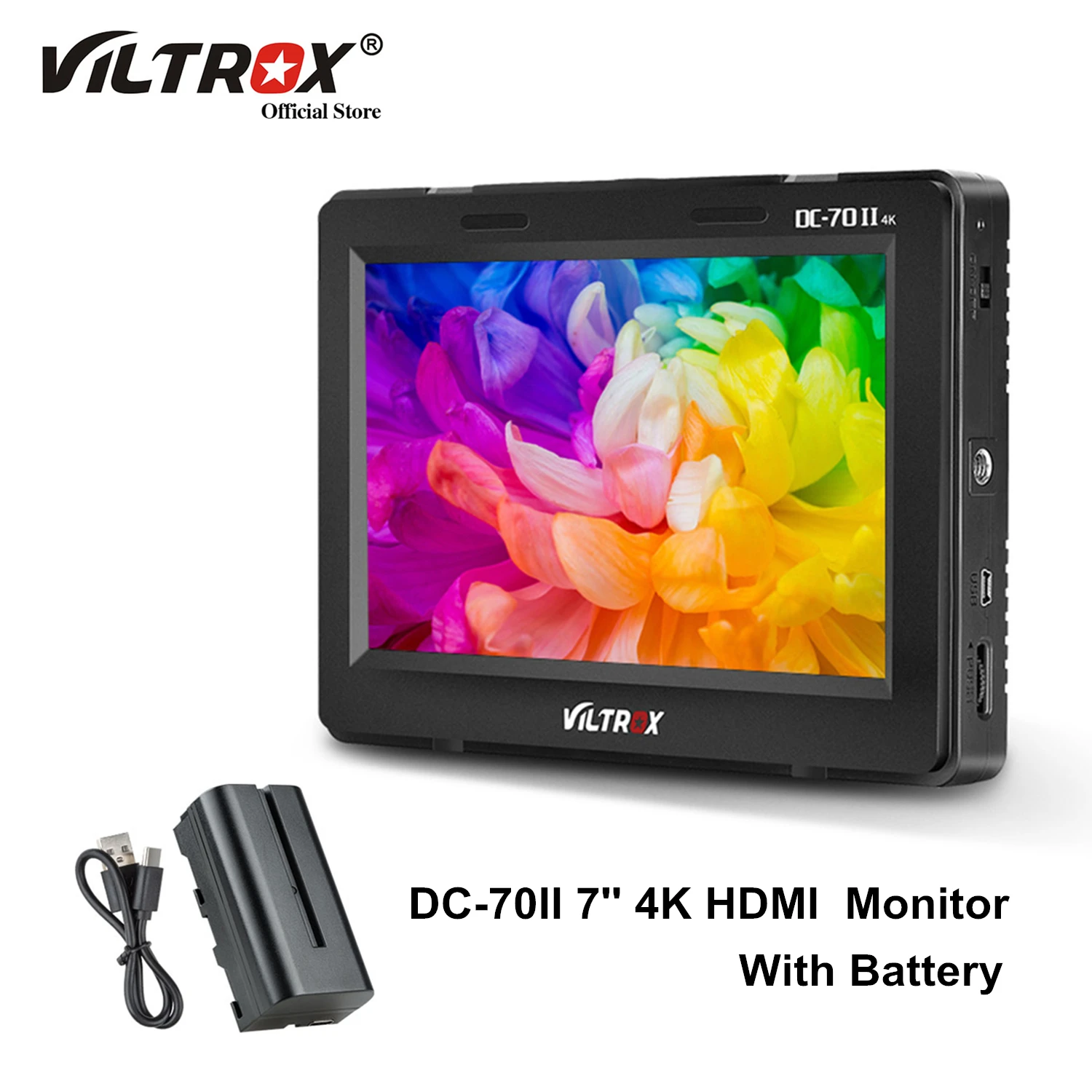 Viltrox DC 70 II 7 дюймовым HD монитором под управлением Камера видео монитор Дисплей