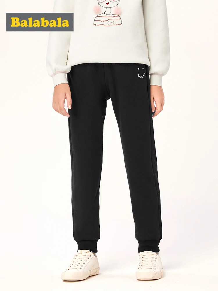 Детские штаны для девочек Balabala бархатные спортивные на осень и зиму 2019|Брюки| |