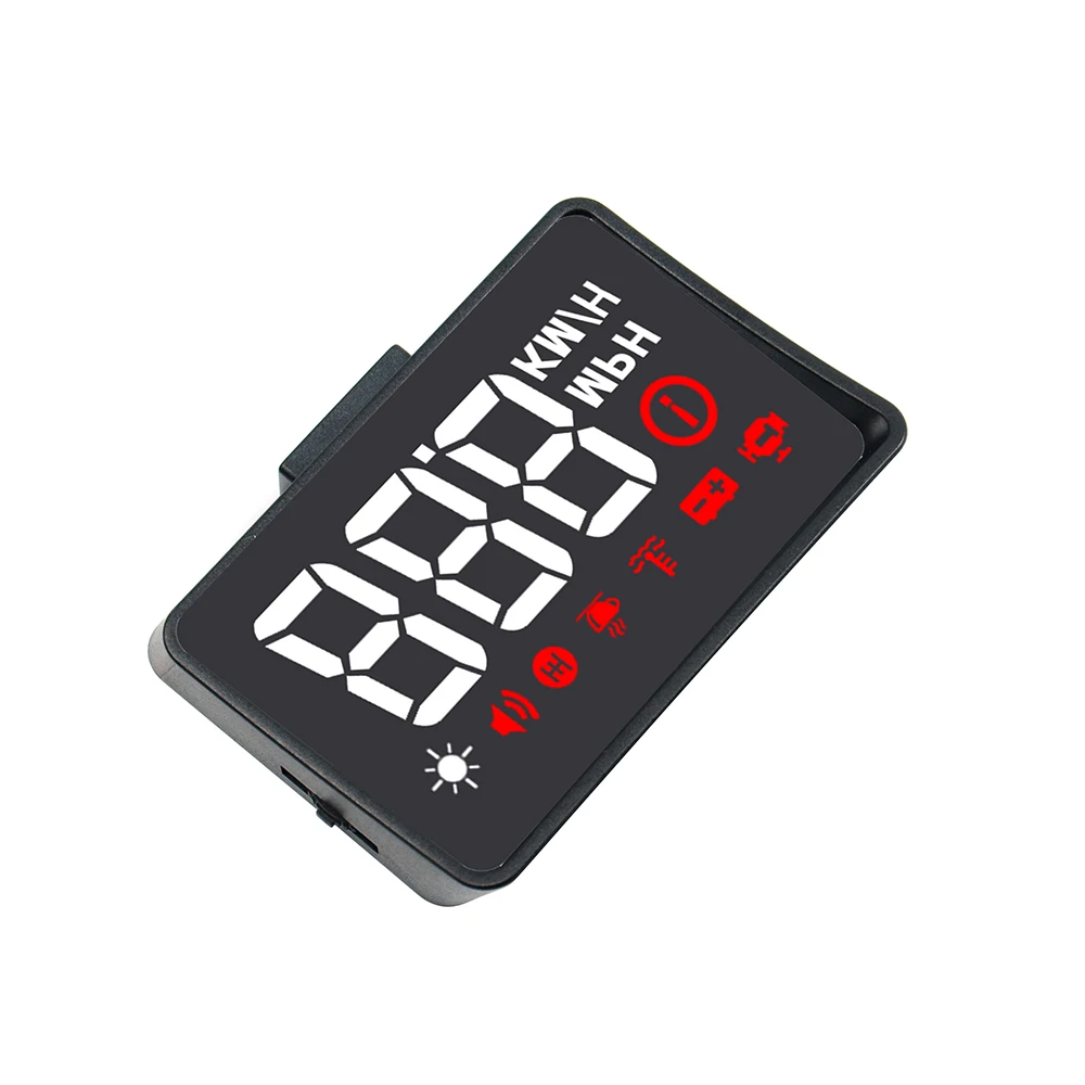 Автомобильный HUD Дисплей A100S OBD2 EUOBD Предупреждение о превышении скорости