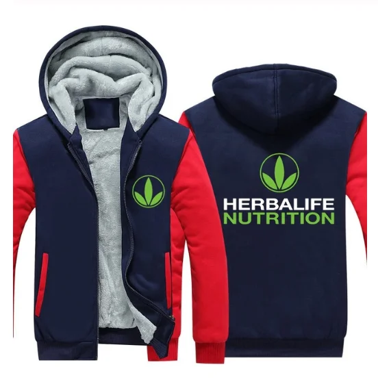 

NEW Herbalife nutrition Logo Printed Men Women Warm Thicken Hoodies Sweatshirts Graphic Fleeece Jackets Harajuku hoody Coats