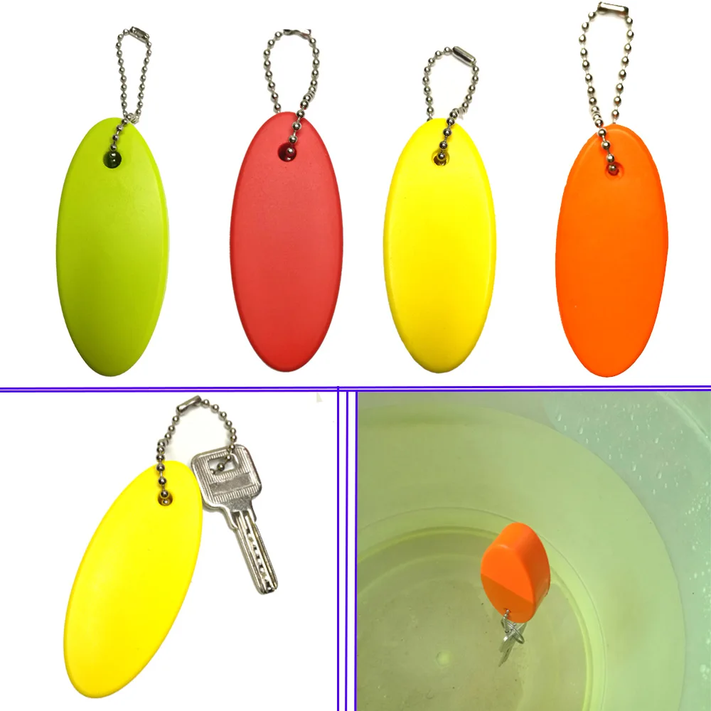 

Foam Floating Buoyant Keychain For Water Sports Marine Boat Swimming Oval Keyring Key Kayak Canoe Rafting surf accessory