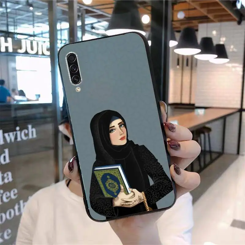 

Muslim islamic girl Phone Case For Samsung Galaxy M10 20 30 A 40 50 70 71 6S A2 A6 A9 2018 J7 CORE PLUS STAR S10 5G C8