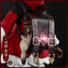 Сумка-рюкзак через плечо, для косплея, в стиле аниме Genshin Impact Klee Spark Knight, реквизит для Хэллоуина, новинка 2020