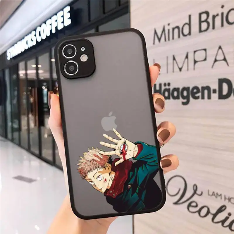 

Jujutsu Kaisen Phone Cases matte transparent For iphone 7 8 11 12 plus mini x xs xr pro max cover