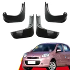 Брызговики передние и задние для Nissan Micra March K13 2010-2013