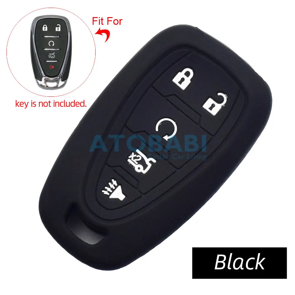

Силиконовый чехол для ключей от машины, умный защитный чехол с дистанционным управлением для Chevrolet Camaro Malibu Cruze Traverse Equinox Sonic Blazer