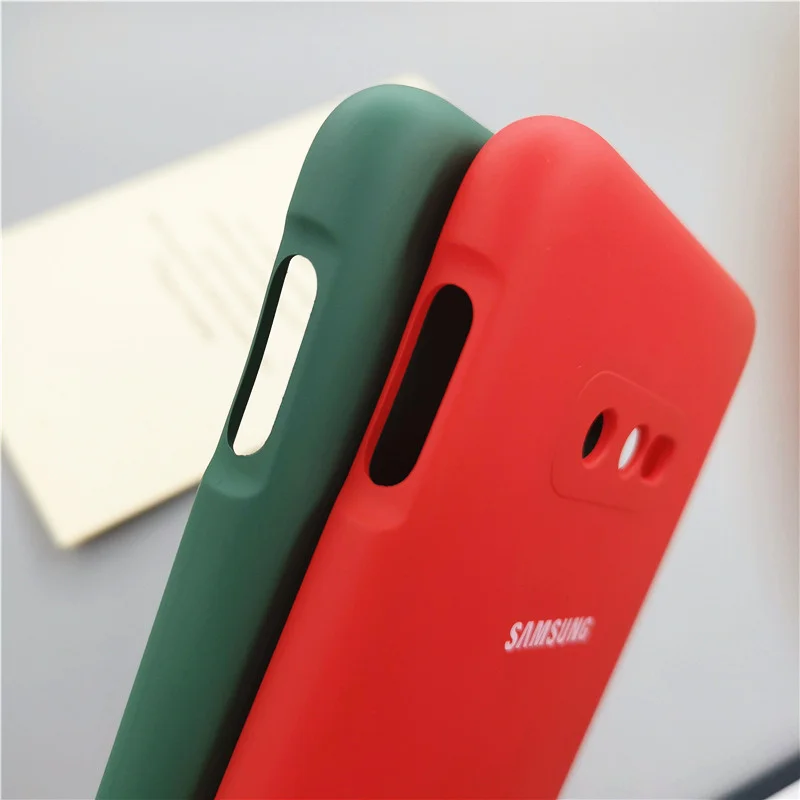 S10 Plus Case Phone Cover For Samsung Galaxy S10+ S10E S10 Silky Soft-Touch Ofiice Style Silicone Shell Full Protection