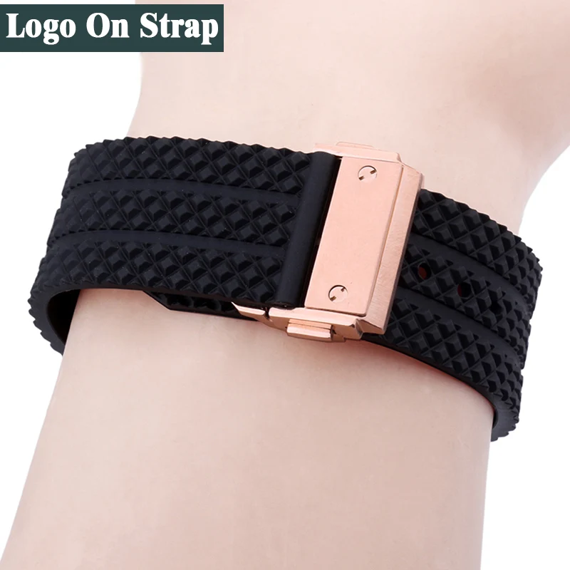 

WatchBand For HUBLOT BIG BANG CLASSIC FUSION Sports Silicone Men Bracelet Watch Accessories Watch Accessories Rubber Watch Chain