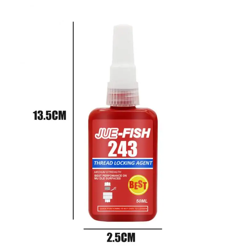 50ML 243 Thread Anaerobic Locking Agent Screw Glue Adhesive for Metal Screws | Обустройство дома