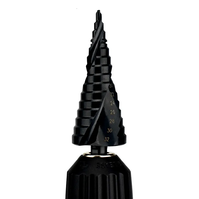 Набор ступенчатых Сверл из быстрорежущей стали и кобальта комплект 3 насадок для