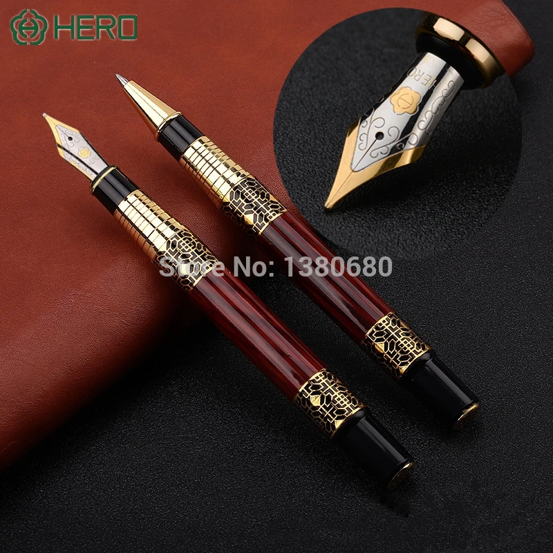 Металлическая авторучка 0 5 мм красный деревянный дизайн рекламные ручки для