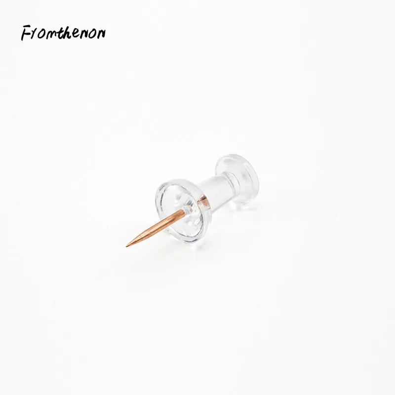 Розовые золотые цветные металлические булавки для большого пальца декоративные