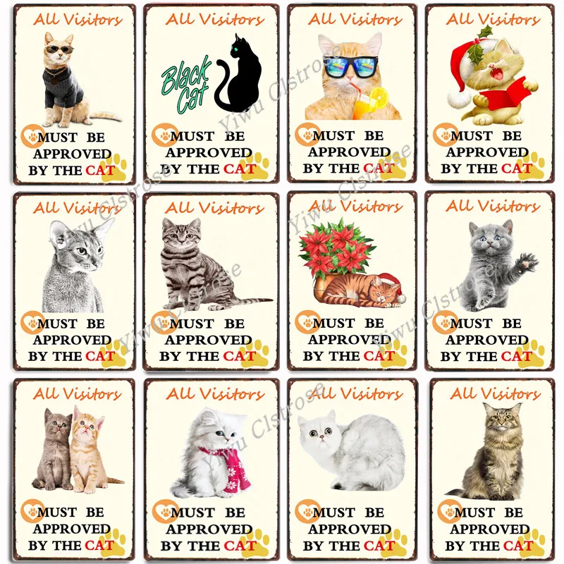 Дом не purrfect без собаки металлическая пластина с винтажным рисунком стены бар дом