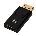 Конвертер 4k 1080p DP в HDMI, порт дисплея, Кабель-адаптер, видео, аудио разъем, черный для HDTV, ПК