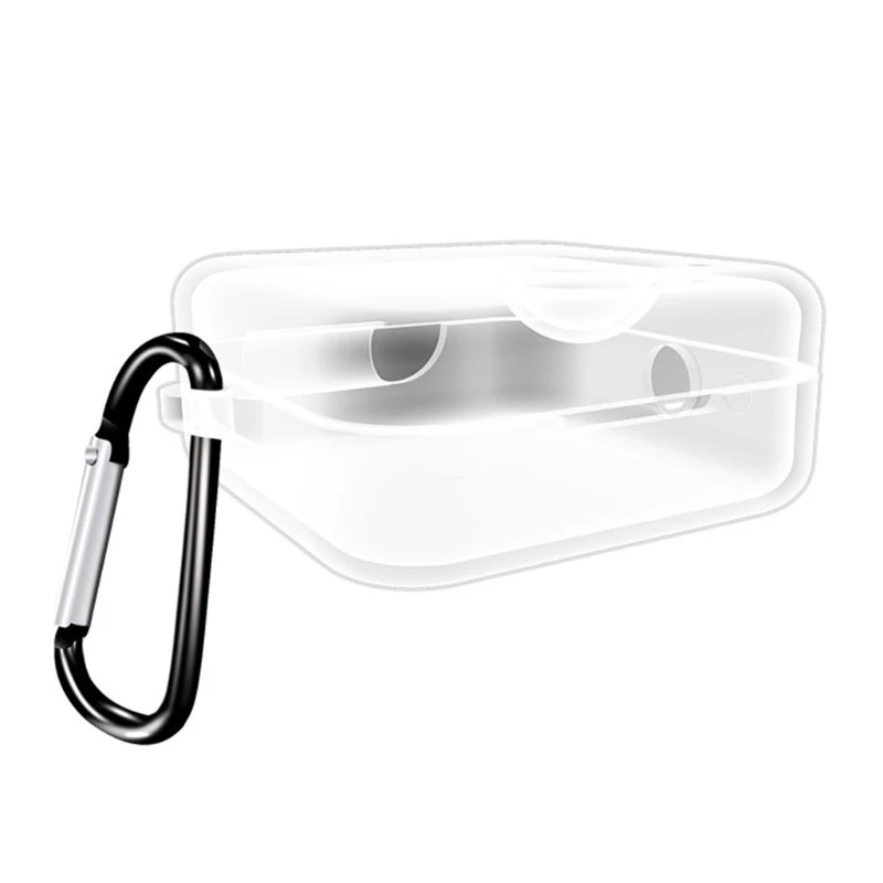 

Headset Protective Case for Nothing Ear 1 Waterproof Cover Shockproof Washable Shell with Hook Silicone Anti-dust Sleeve 24BB