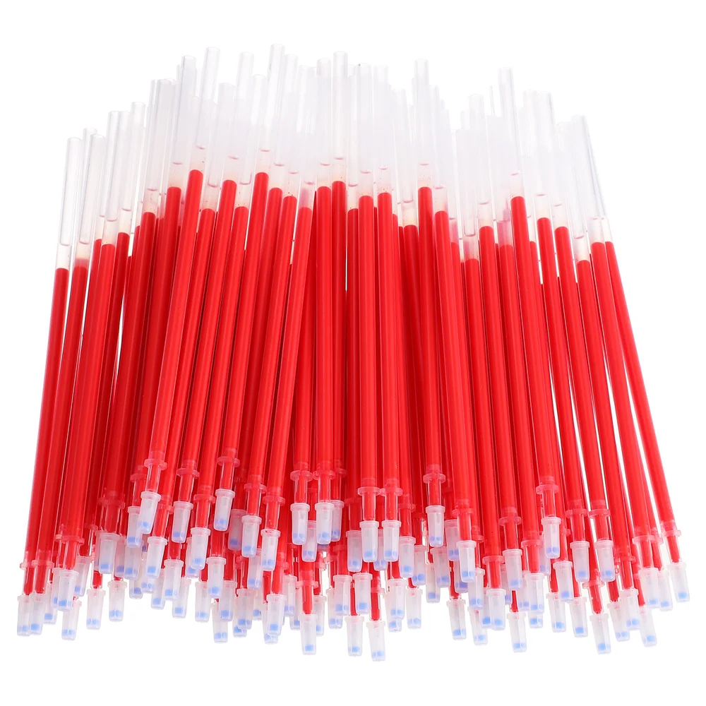 

100pcs 0.5mm Ink Pen Refill Writing Stationery Ink Pen Supplies