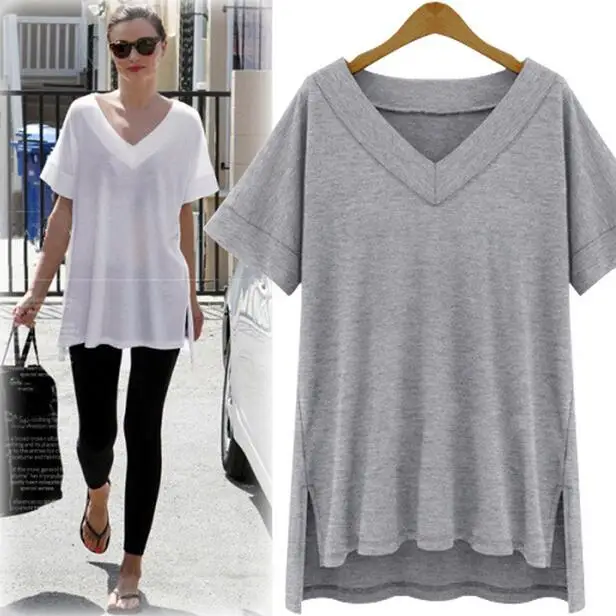 Летние хлопковые нестандартные женские топы футболки сексуальные свободные