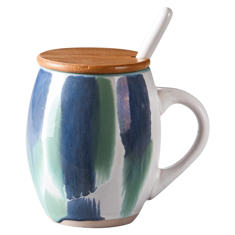 Оригинальная чашка для напитков индивидуальная кофейная чайная с крышкой и