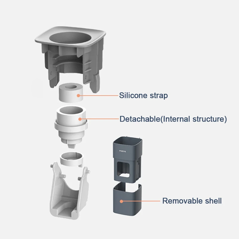 Автоматический Пластиковый Дозатор зубной пасты ONEUP пыленепроницаемый дозатор