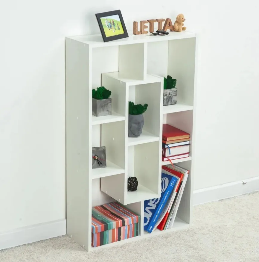 Белые полки для самостоятельной сборки 8 элементов органайзер хранения в шкафу