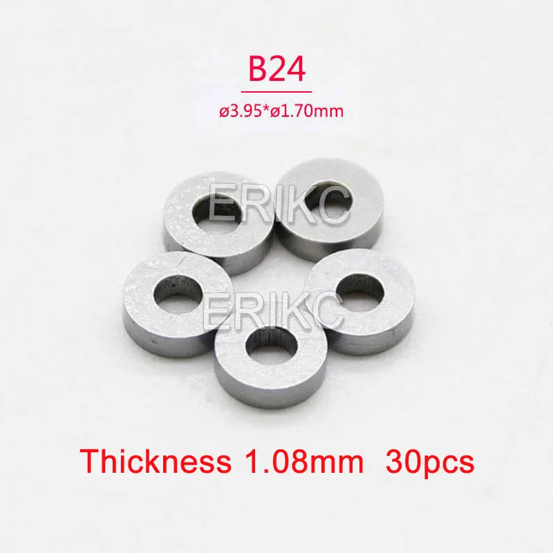 

Дизельные впрыскивающие шайбы B24 1,07-1,35 мм для Denso, высокоточные регулирующие прокладки, насадка инжектора с общей топливной магистралью, прокладка клапана B24