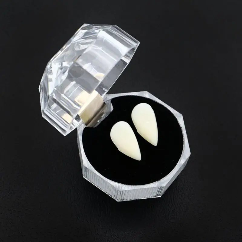

Halloween Cosplay Props Funny Fake Teeth Gothic Masquerade Artificial Luminous Tooth