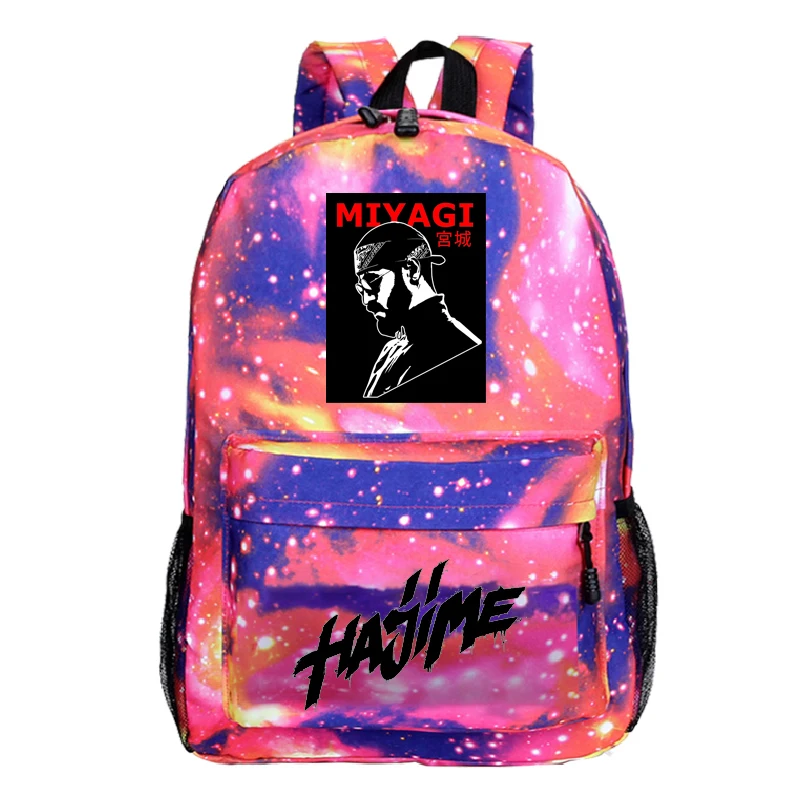 

Hajime Miyagi & Andy Panda Women Men Backpack Bag Fashion Cute Schoolbag Shoulder Student Bag Teenage Girls College Backpack