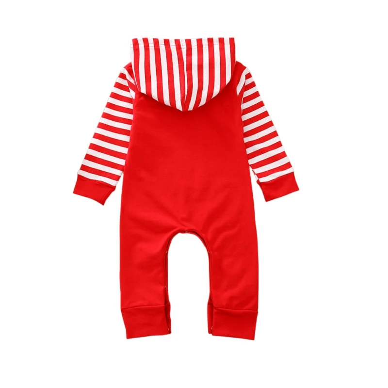 Winter Newborn Fleece One-Pieces Rompers Baby Clothing Girls Hoodie Fluffy Boys Clothes Toddler Warm Sleepwear christmas