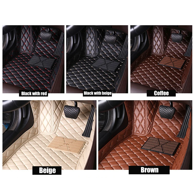 Leather Car Floor Mats Fit For Acura RLX TLX TSX TL ILX MDX RDX 2005-2019 Auto Foot Mat | Автомобили и мотоциклы