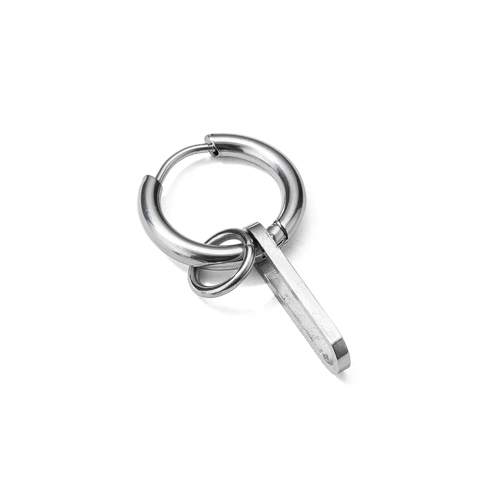 Серьги-кольца в стиле панк для женщин и мужчин корейские геометрические серьги