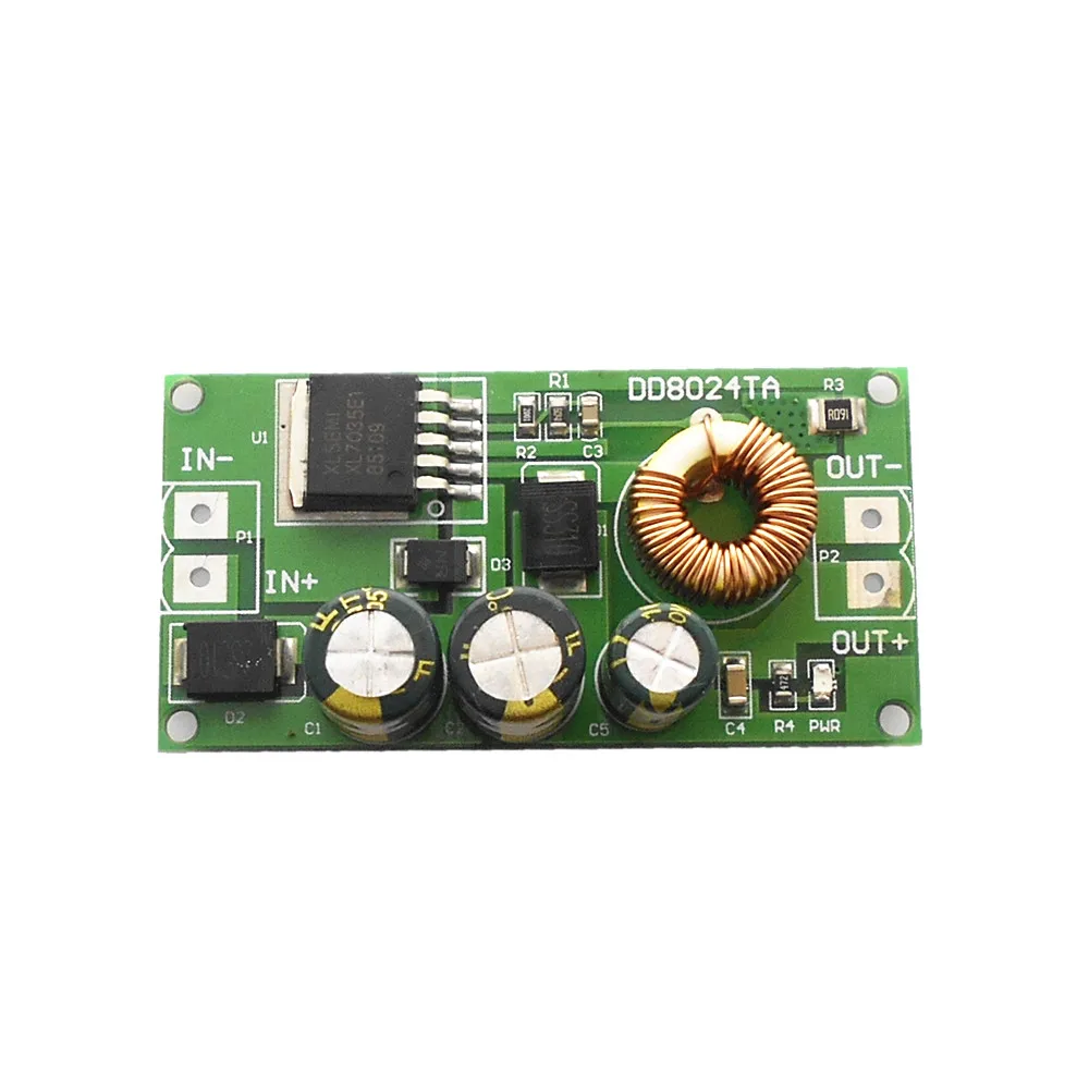 

DD8024TA for Battery car high voltage step-down converter module 10-80V to 3.3V / 5V / 6V / 9V / 12V / 15V