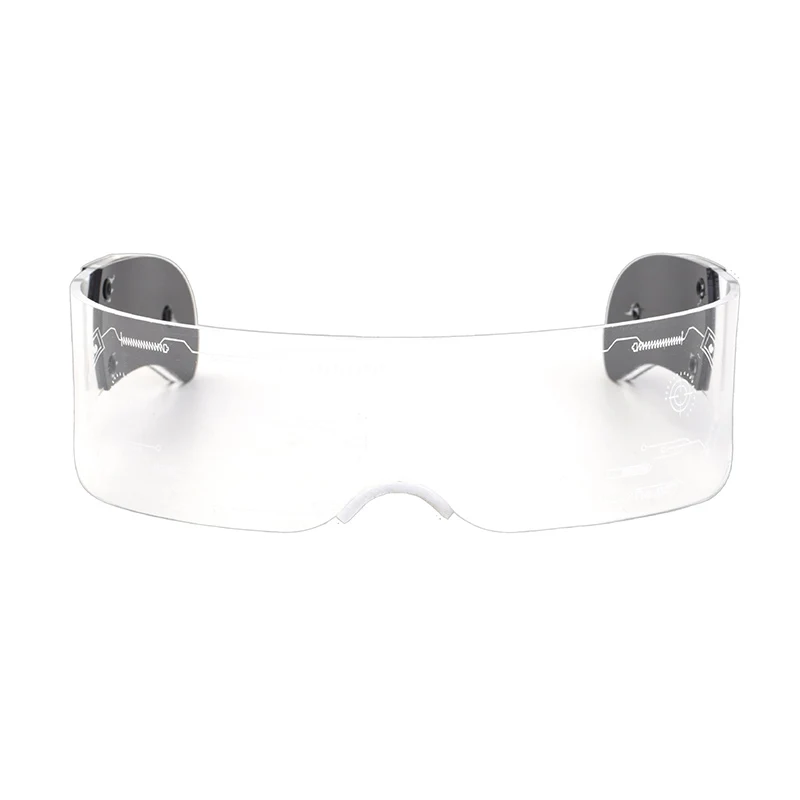 

Colorful EL Luminous Glasses LED Light Up Visor Eyeglasses Bar KTV Christmas Dec