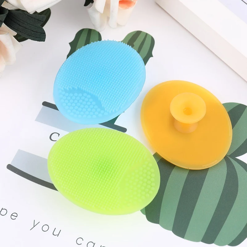 1 шт. для мытья лица отшелушивающая Мягкая силиконовая кисть чистки щетка