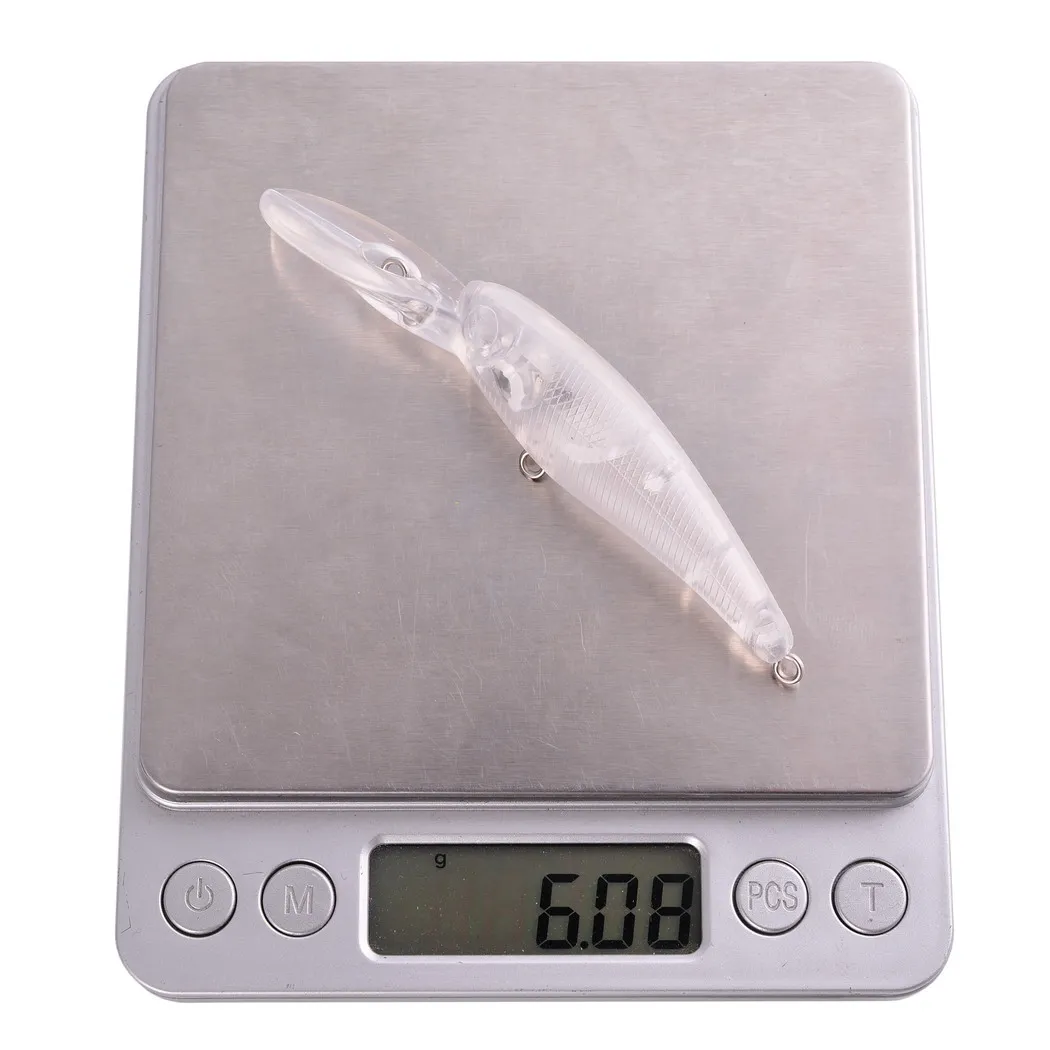 

20PCS 9cm 6g Fishing Lure Unpainted Minnow Lure Blank Plastic Hard Bait Pesca Artificial Jig Wobblers Crankbait Fishing Bait