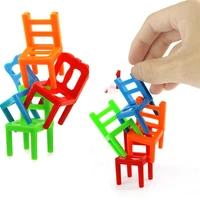 18pcs diy puzzles balance chairs model jigsaw toddler learning toys for children education montessori materials stress reliever