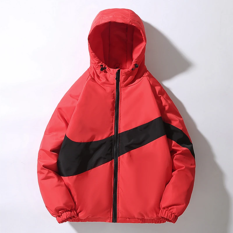 Мужская зимняя куртка в стиле хип-хоп бархатная Толстая паркерская