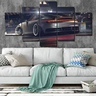 Домашний декор, картина, 5 шт., Porsche 911 GT3, автомобильный холст, печать, Постер, современное настенное искусство, Модульная картина, фон для спальни, рамка